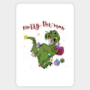 Merry rex-mas Sticker